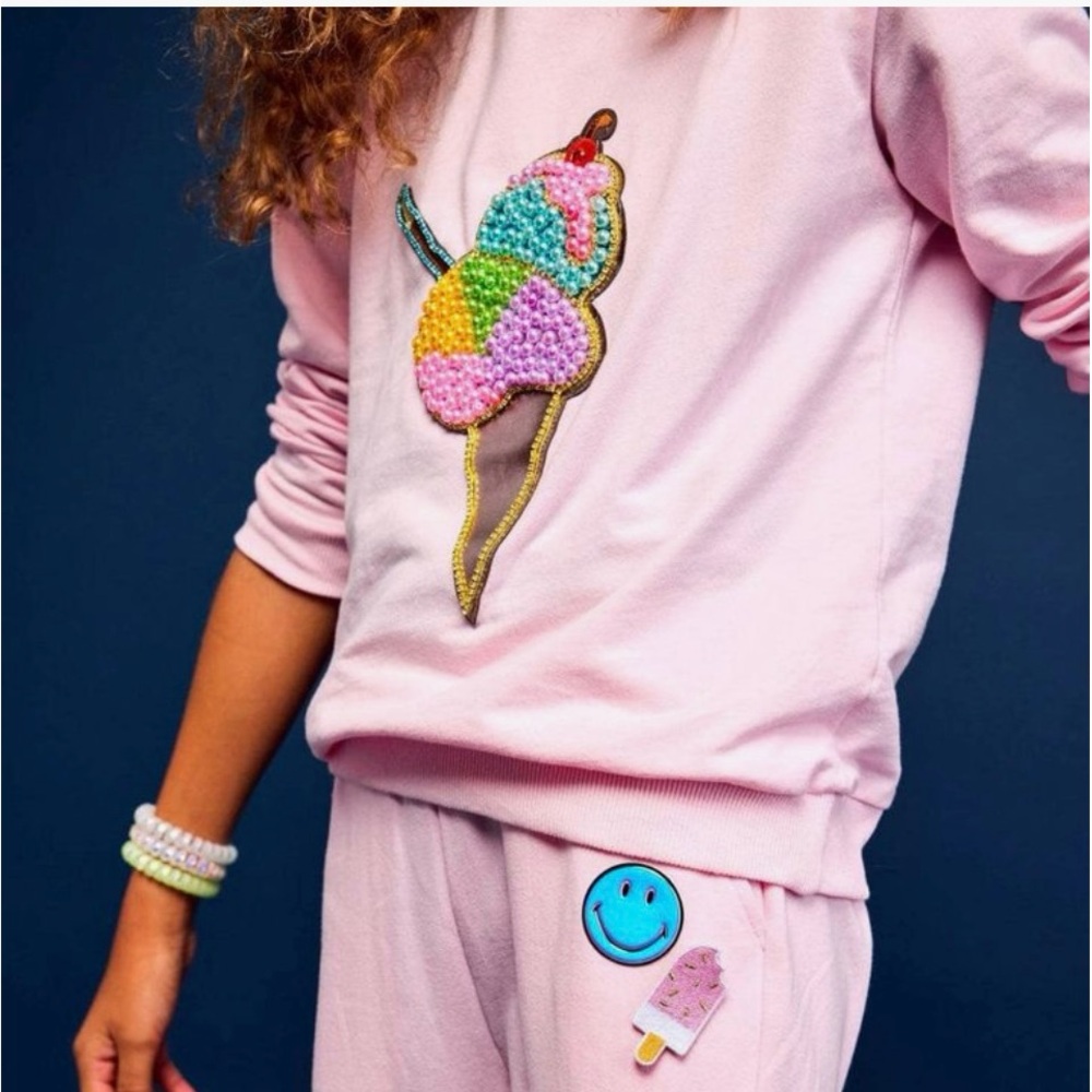 Lola & The Boys Ice Cream Pearl Gem Set, Girls- 2